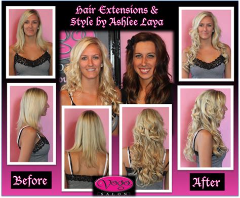 Microlink Hair Extensions at Voga