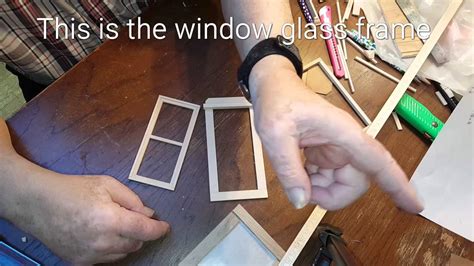 Diy Miniature Dollhouse Window Build Youtube