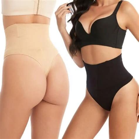 Culotte De Contr Le Du Ventre Pour Femmes Taille Haute Tanga Fa Onnage