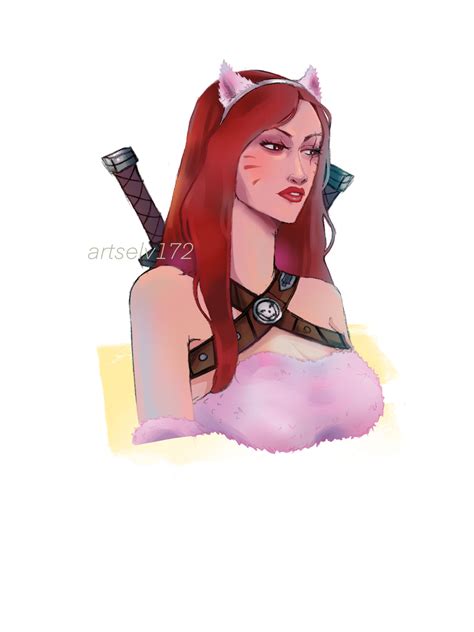 Kitty Cat Katarina Fanart By Artselv172 On Deviantart