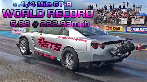 World Record Ets Goes The Fastest Nissan Gtr R