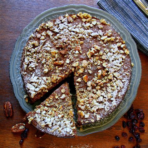 Cupcakes And Couscous Walnut Pecan And Cranberry Cake