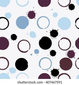 Cute Vector Geometric Seamless Pattern Brush Stock Vector Royalty Free