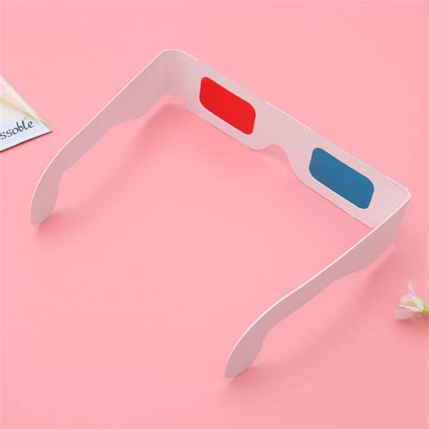 3d Paper Glasses Shutter Glasses Anaglyph 3d Glasses Anaglyph Cardboard Glasses Ebay