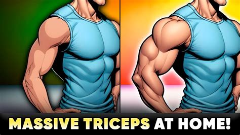 Build Massive TRICEPS At Home No Equipment Required Arms Workout