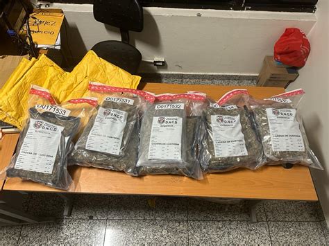 DNCD Ocupa 10 Paquetes De Marihuana En Aeropuerto