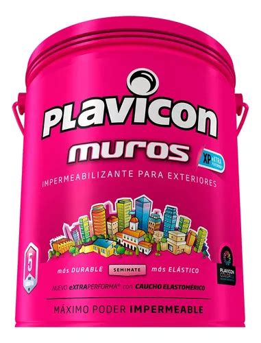 Plavicon Muros Y Frentes Impermeabilizante Plastico X 25 Kgs Acabado