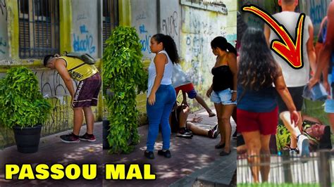 PEGADINHA HOMEM MOITA Bushman Prank YouTube