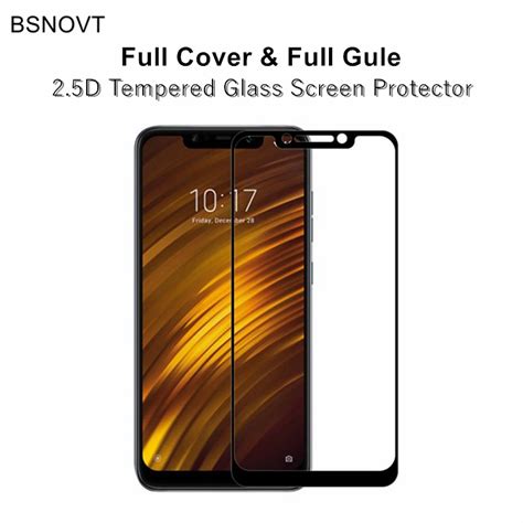 Uds Protector De Pantalla Para Xiaomi Pocofone F Vidrio Cubierta