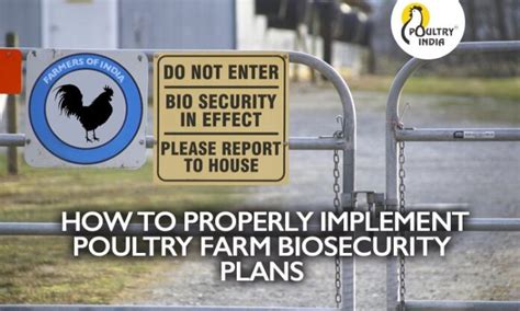 Biosecurity In Poultry Farms Pashudhan Praharee