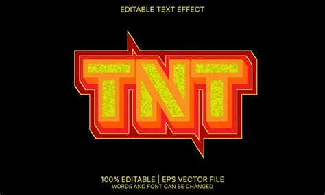 Premium Vector Tnt Text Effect