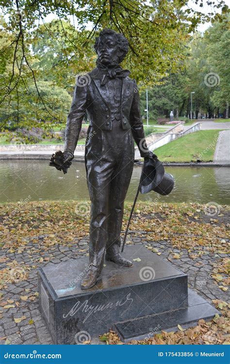 Russian Author and Poet, Alexander Sergeyevich Pushkin. Editorial Photo ...