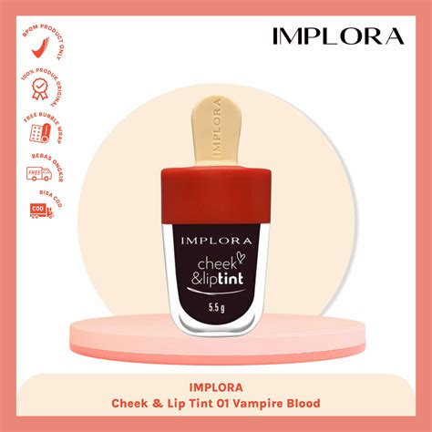 Implora Cheek Lip Tint Original Liptint By Implora Bpom Lazada