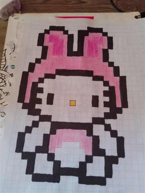 My Melody En 2022 Dibujitos Sencillos Dibujos En Cuadricula Dibujos