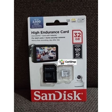 Sandisk High Endurance Micro Sd Card 32gb Sdsqqnr 032g Lazada PH