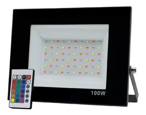 Refletor W Rgb Colorido Holofote Led Bivolt Ip Nf E Mercadolivre