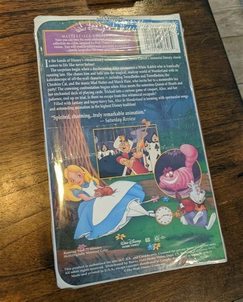 Mavin New Sealed Walt Disney Masterpiece Collection Alice In