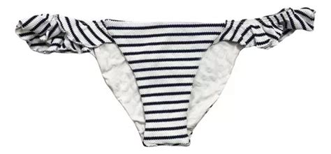Bikini Sybilla Bottom Rayado Talla Xs Cuotas sin interés