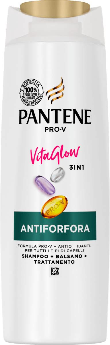 PANTENE PRO V Shampoo Antiforfora 3in1 VitaGlow 250 Ml Acquisti Online