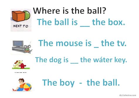 prepositions of place Español ELE powerpoints