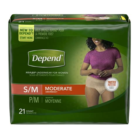 Depend Fit Flex Incontinence Underwear For Women Moderate Absorbency Sm Tan Choose Your