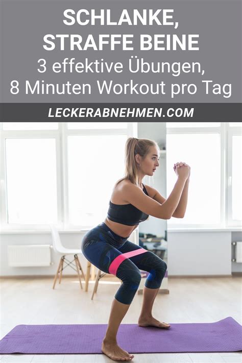 Beine trainieren 3 Übungen fürs Frauen Beintraining für Zuhause