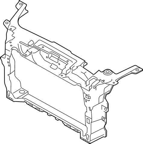 Lincoln Mks Radiator Support Panel Front Upper Lower Dg Z A