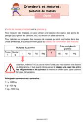 Grandeurs Et Mesures Eme Primaire Exercice Valuation R Vision Le On