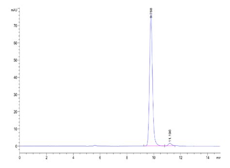 Biotinylated Human HLA A 02 01 B2M KRAS G12V KLVVVGAVGV Monomer Prot