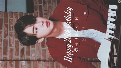 Happy Jin Day Happy 26th Birthday Kim Seok Jin 04122018 Bts 방탄소년단 Youtube