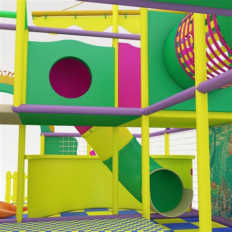 Indoor Playground 3d Model 79 Max Obj Ma Lwo 3ds C4d Free3d