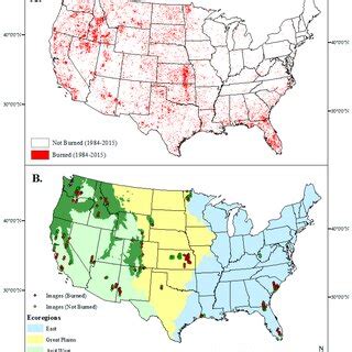 distribution  area classified  burned   burned area