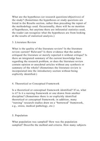 Critique Template For A Qualitative Studynurs Nurs We Docx