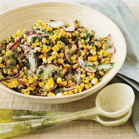 Raw Corn and Radish Salad with Spicy Lime Dressing Recipe - Nick Fauchald