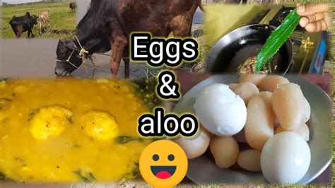 Anda Aloo Recipe Eggs Fry How To Cook Potatoes With Eggs Anda