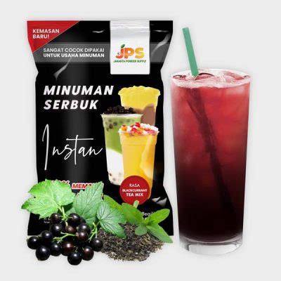 Jps Bubuk Blackcurrant Tea Mix Tokobubuk