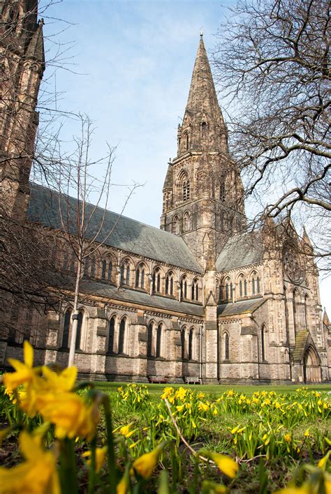 Spring Has Arrived In Edinburgh Scotland Pictured St Marys