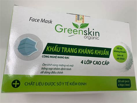 Premium 4-layer Antibacterial Mask with Silver Nanotechnology - 50pcs