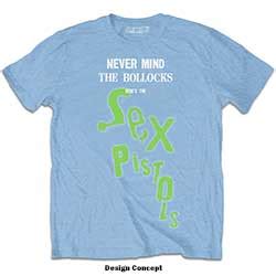 The Sex Pistols Unisex T Shirt Never Mind The Bollocks Drop Logo