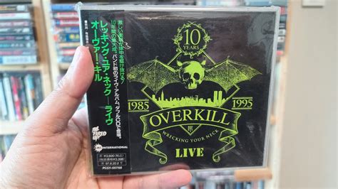 Overkill Wrecking Your Neck Live Cd Photo Metal Kingdom