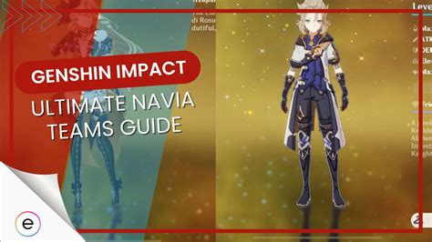 Genshin Impact BEST Navia Build/Teams [2000+ Hours Played] - eXputer.com