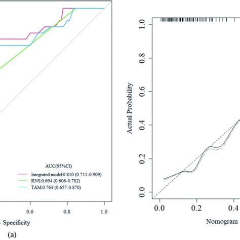 Roc Curves And Calibration Plot A Roc Curves For Predictive Models