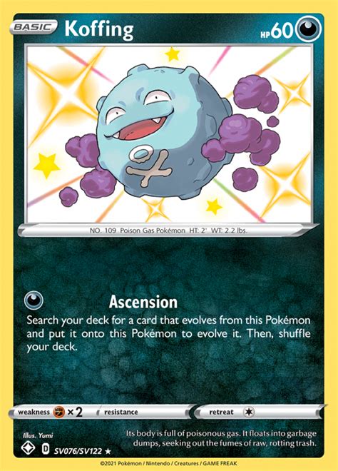 Koffing - Shining Fates: Shiny Vault - Ultra Rare - Pokemon TCG - DigitalTQ