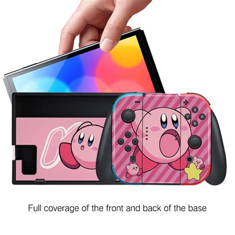 Kirby Skin Pink Anime Nintendo Switch Lite Oled Wrap Beluga Design