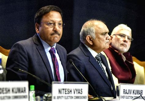 Chief Election Commissioner Rajiv Kumar Addresses A Press Conference