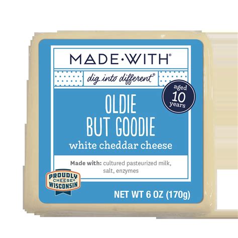 Aged White Cheddar Cheese - MadeWith®