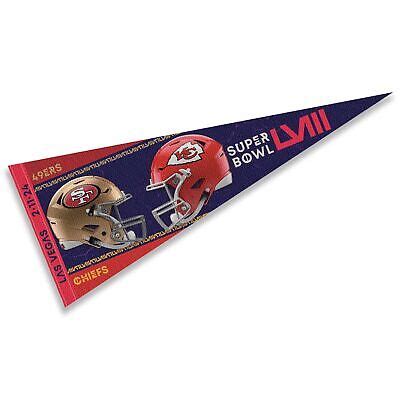 Afc Champions And Super Bowl Lviii Bound Pennant For Kansas