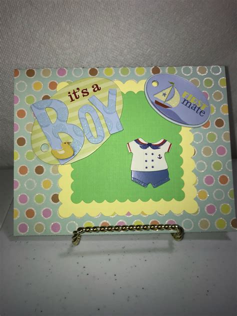 Baby Boy Card Cute Cards Handmade Cards Handmade Baby Card Pop Up