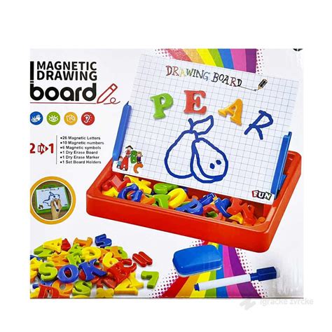 Magnetna Tabla Sa Slovima 2u1