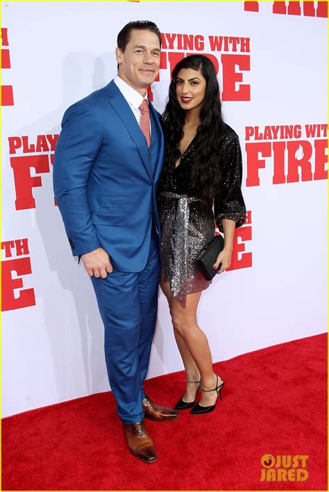 John Cena And Girlfriend Shay Shariatzadeh Make Red Carpet Debut At